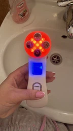 Мікрострумовий масажер для обличчя та шиї RF & EMS Beaty Instrument з мікротоками 9 режимів ліфтинг LPG та тонус шкіри для омолодження з мікрострумами електричний акумуляторний фото від покупців 1