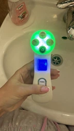 Мікрострумовий масажер для обличчя та шиї RF & EMS Beaty Instrument з мікротоками 9 режимів ліфтинг LPG та тонус шкіри для омолодження з мікрострумами електричний акумуляторний фото від покупців 3