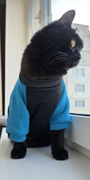 Толстовка для котов (кошек) Pet Face 2XL Синий