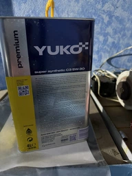 Масло YUKO SUPER SYNTHETIC C3 5W-30 SAE API SN/CF 4л канистра фото от покупателей 2