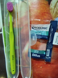 Зубна щітка Difas PRO-Clinic Ultra Soft 5100 в дорожньому кейсі Салатово-помаранчева (512063_салатово-помаранчевий)