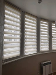 Ролета день ночь Decoharm 81x160 см Антрацит фото от покупателей 2
