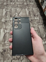 Чохол Fiji Ultimate Carbon для Samsung Galaxy S23 Ultra (S918) протиударний бампер чорний