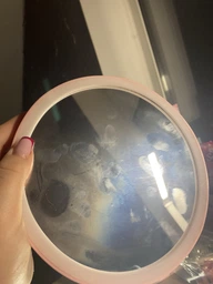 Дзеркало з лед підсвіткою LED для макіяжу з підставкою у ванну кімнату настільне косметичне сенсорне на USB 3 режими підсвічування фото від покупців 1