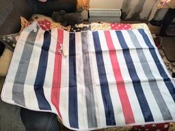 Электропростынь с подогревом 120х160 полуторная Electric Blanket, Турция, 80 Ватт, в клеточку фото от покупателей 7