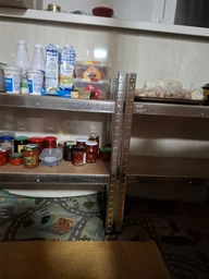 Стелаж металевий 150х70х30 см ЦИНК 4 полиці МДФ БОНА-29 для дому, комори, на балкон