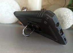 Ударостійкий чохол Serge Ring магнітний тримач для Samsung Galaxy A50 (A505F) / A50s / A30s Чорний Без бренду фото від покупців 3