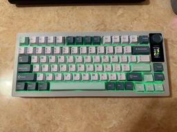 Механічна бездротова ігрова клавіатура LANGTU LT75 Pro з hotswap, Type-C, Bluetooth, 2,4 ГГц, RGB, Дисплей, 75 клавіш (розкладка ENG-UA, QWERTY). М'ятний фото від покупців 1