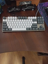 Клавіатура Aula F3287 Blue Switch RGB White/Grey (6948391240688)