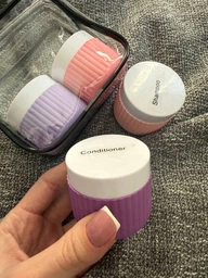 Набор емкостей для косметики 4х50ML ( 4 шт.) purple 3DTOYSLAMP