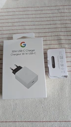 Зарядний комплект Google Pixel 30W + Кабель Type-C Швидка зарядка PD Оригінал у коробці Для Samsung, iPhone, Xiaomi