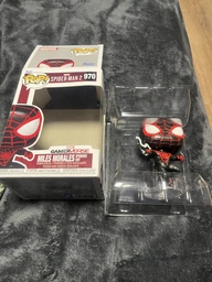 Фігурка Funko Pop! Spider-Man 2 Game Miles Morales Upgraded Suit Фанко поп! Людина павук 2 Майлз Моралес покращений костюм