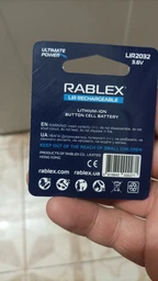 Аккумулятор Rablex LIR2032 3.6V 75mAh (RLIR2032) фото от покупателей 1