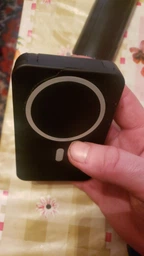 УМБ Павербанк 10000 mAh PD 22.5W Міні, Villini бездротова магнітна зарядка 15W Magsafe, швидка зарядка 3.0 PD, для айфона, телефона, роутера, вбудовані кабелі Lightning, Type-C , V-0017 фото від покупців 10