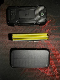 УМБ AURA NRG-30SE ARM SOLAR 30000 mAh Wireless charging Green фото от покупателей 1