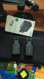Зарядний пристрій RZTK GaN2 65W 2 USB-C (PD3.0) + кабель USB-C 100W Black фото від покупців 2