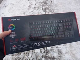 Клавіатура Xtrike ME GK-979 5 colors-LED Mechanical Red Switch USB Black (GK-979) фото від покупців 4