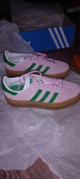 Женские кеды кожаные низкие Adidas Gazelle Bold W ID7056 39.5 (6UK) 24.5 см Cwhite/Cgreen/Magbei (4066756483852) фото от покупателей 1