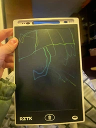 Детский планшет для рисования RZTK Art Board 8.5" со стилусом LCD Black (LCD-85B) фото от покупателей 5