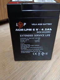 Аккумулятор AGM LPM 6V - 4.5 Ah