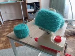 Ручная моталка для пряжи и создания мотков из нитей Wool Winder машинка - пряжемоталка с креплением на стол для перемотки / намотки ниток в клубки, бежевый (102397933)