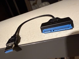 Кабель-адаптер SATA III 22pin to Type-C 6Gbps для HDD и SSD Black