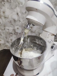 Планетарный миксер RZTK Stand Mixer 1500 4.5 л Milk White фото от покупателей 4