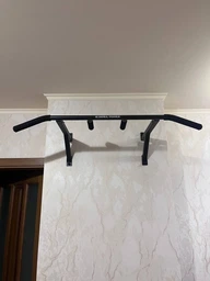 Турник настенный домашний PullUp разборной 3 хвата обычный + широкий + узкий хват черный (P1041) фото от покупателей 1