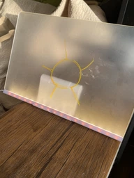 LED Дошка для малювання світлом набір для творчості різнокольоровий дитячий нічник DIY + фломастери 7шт в комплекті фото від покупців 3