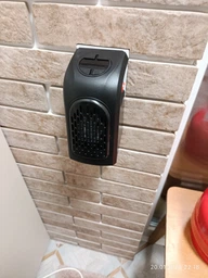 Мини обогреватель портативный 400W Handy Heater с пультом, таймер, электрический тепловентилятор, дуйчик в розетку фото от покупателей 14