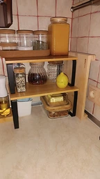 Универсальный комплект кухонных полочек на столешницу Ruhhy 2 шт 33.5 x 19.5 x 16.5 см (25661)
