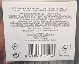 Тестер Туалетная вода для мужчин Carolina Herrera 212 Heroes 50 мл (2008421028458) фото от покупателей 3