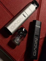 Многоразовая pod система Smok Novo Eco Silver вейп до 30 Вт электронная сигарета 1000 мАч смок ново эко серебристая