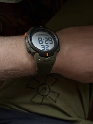 Часы Skmei Neon 10 Bar Olive Drab Будильник Дата День тижня Місяць Секундомір Тактичний годинник фото от покупателей 2