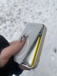 УМБ павербанк батарея для iPhone MagSafe с беспроводной быстрой зарядкой Универсальная мобильная батарея Внешний Аккумулятор для iPhone 15W 10000 мАч Pavlysh MG-77 фото от покупателей 7