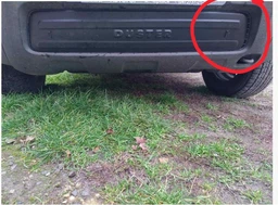 Зимняя нижняя накладка на решетку Матовая для Dacia Duster 2008-2018 гг