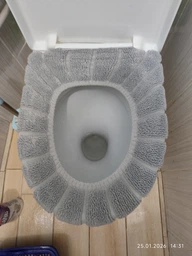 Мягкий универсальный, теплый чехол Toilet seat cover для унитаза фото от покупателей 3