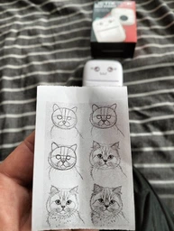 Портативний міні принтер термопринтер Mini printer Pink +2 вида паперу ( звичайний, самоклеючий,кольоровий) фото від покупців 15