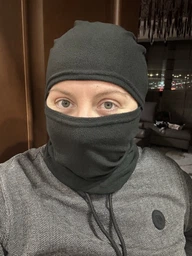 Балаклава підшоломник тепла флісова Чорна фото від покупців 1