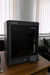 3D принтер FDM CoreXY 500 мм/с Wi-Fi USB із закритою камерою спостереження автоурівнем автокалібруванням об’ємом 256×256×256 мм із швидким нагрівом стола підсвіткою фільтром запахів друк PLA ABS PETG нейлон хотенд 320°C PEI стіл Elegoo Centauri Carbon фото от покупателей 3