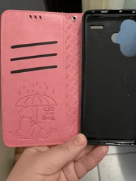 Чохол Embossed Cat and Dog для Xiaomi Redmi Note 13 Pro Plus 5G книжка шкіра PU з візитницею м'ятний фото від покупців 1
