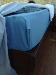 Простынь на резинке Good-Dream microfiber Blue 80х190 см (GDMBLSHEETF080190)