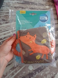 Мягкая текстильная игрушка-книжечка развивающая Canpol babies Fox (75/202)
