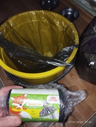 Упаковка пакетів для сміття Лис Борис 35 л 50 шт х 4 пачки (4820199110252) фото від покупців 2