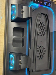 Док-станция P53 для PlayStation 5 Slim, PS5, PS5 Pro, PS Portal, DualSense с охлаждением и RGB-подсветкой