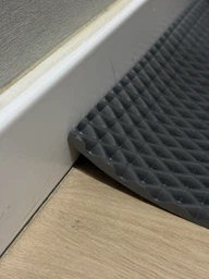 Килимок придверний в передпокій, для взуття, брудозахисний EVAPUZZLE 80x60 см сірий