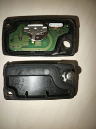 Корпус выкидного ключа Peugeot 3008 308 208 2008 301 Traveller Boxer Pars 208 508 406 407 Partner AdlerKey (81-69) на 2 кнопки с эмблемой (элемент питания на микросхеме) Пежо