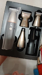 Премиальный Триммер для бороды 5в1 LEMEX STYLING TOOLS Тример для тела, носа, бритья с магнитными насадками LM4414 IPX6 Версия 2026 фото от покупателей 2
