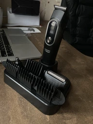 Триммер машинка для стрижки волос набор Мужской 5 в 1 USB беспроводная аккумуляторная профессиональная электромашинка Бритва для волос бороды удаление волос из носа ушей фото от покупателей 2