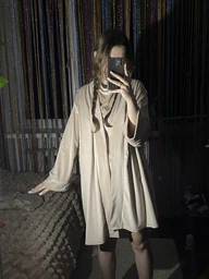 Комплект жіночий четвірка халат футболка шорти штани Evelyn Collection L-XL коричневий